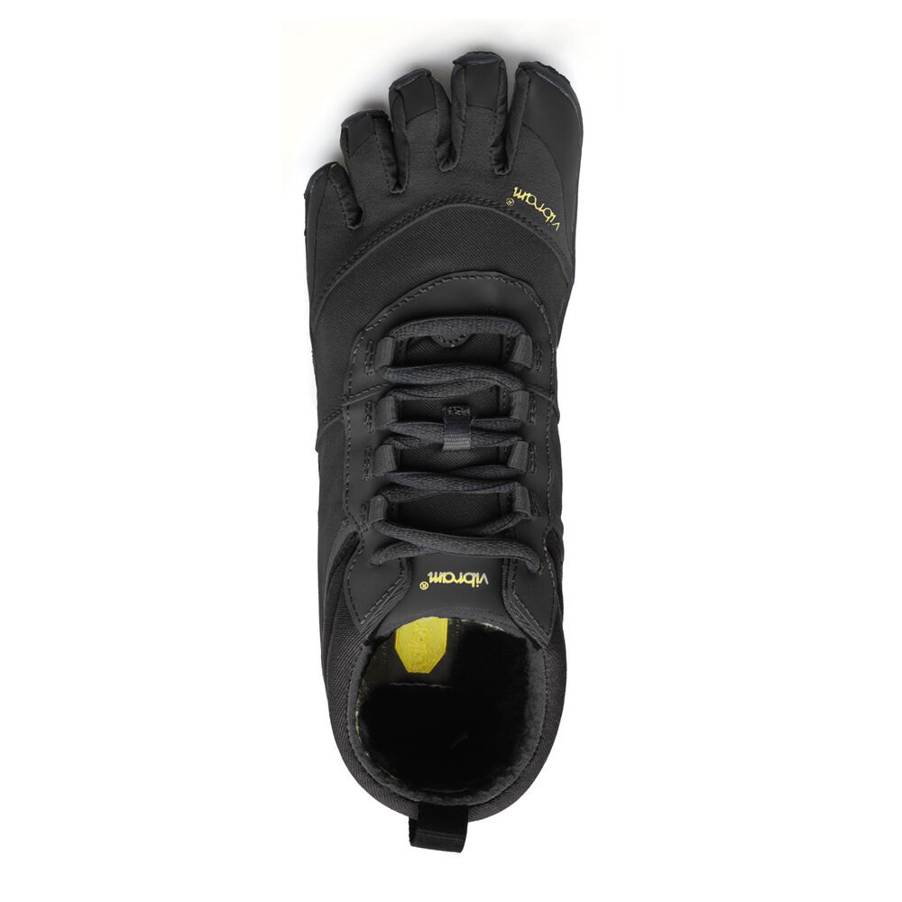 Vibram Five Fingers Womens Trail Shoes - Black - V-Trek Insulated - 18032-KXRA